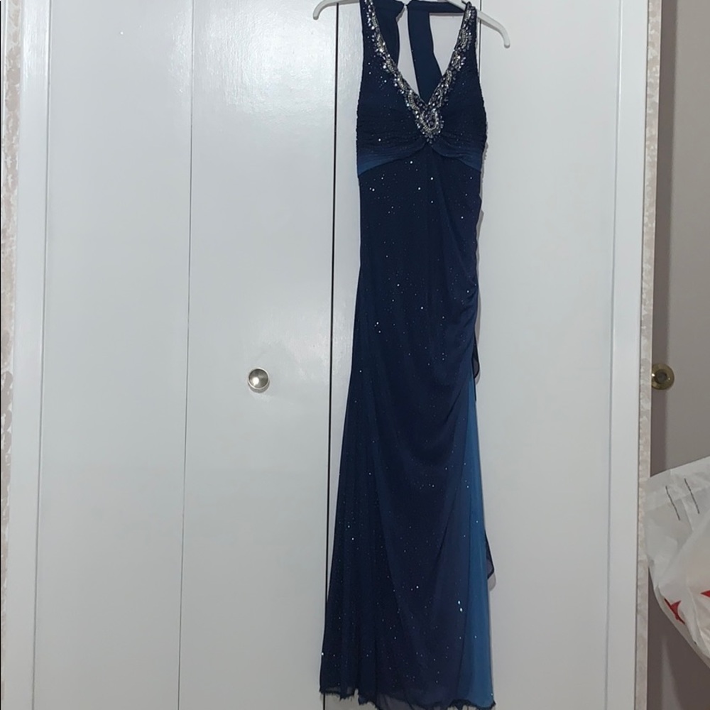 Sparkly blue dress